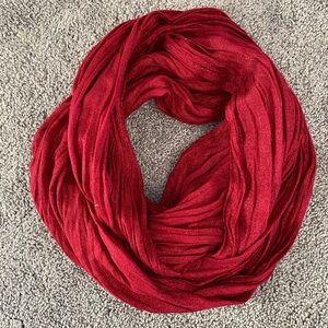 Express Red sparkle Infinity scarf